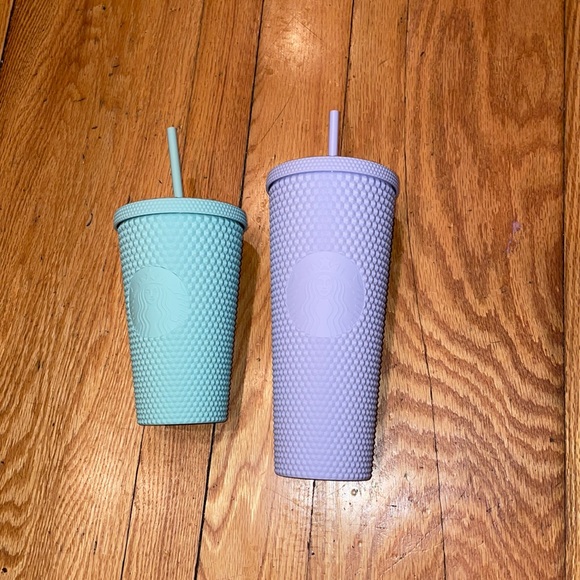NEW 2021 Grande mint and Venti lilac Starbucks tumblers
